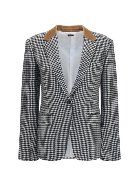 TOM FORD Tom Ford Houndstooth Cashmere Jacket Black & White