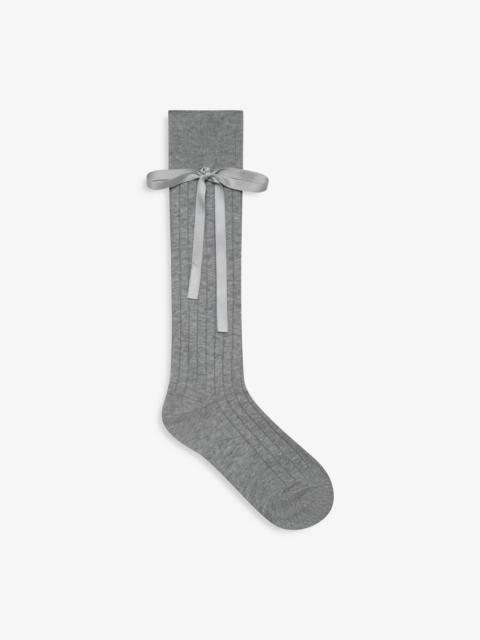For Love & Lemons Knee-High Bow Socks