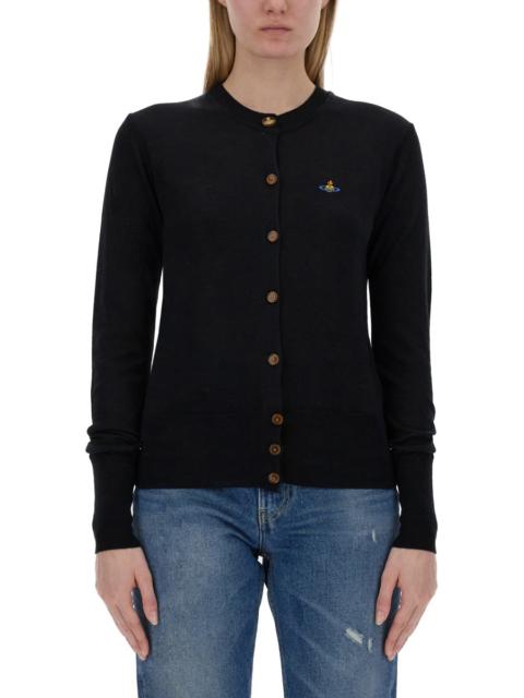 Vivienne Westwood CARDIGAN BEA IN COTONE E SETA