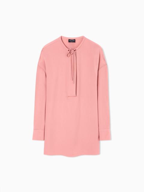 GIORGIO ARMANI BLOUSE IN TRIPLE SILK GEORGETTE