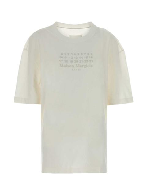 Maison Margiela Maison Margiela Women White Cotton Oversize T-Shirt