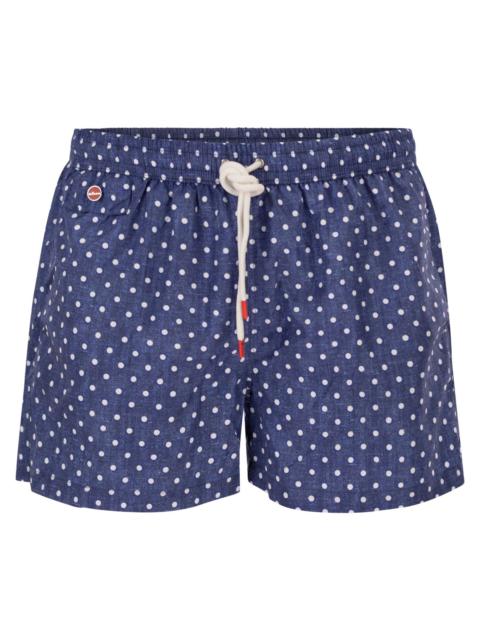 Other Designers Kiton Men Short Patterned Swim Boxers