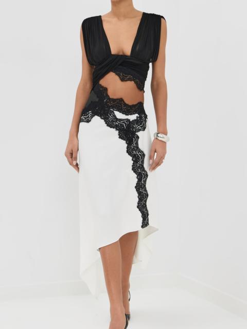 CHRISTOPHER ESBER Baile Wrapped Tulle Tank Dress