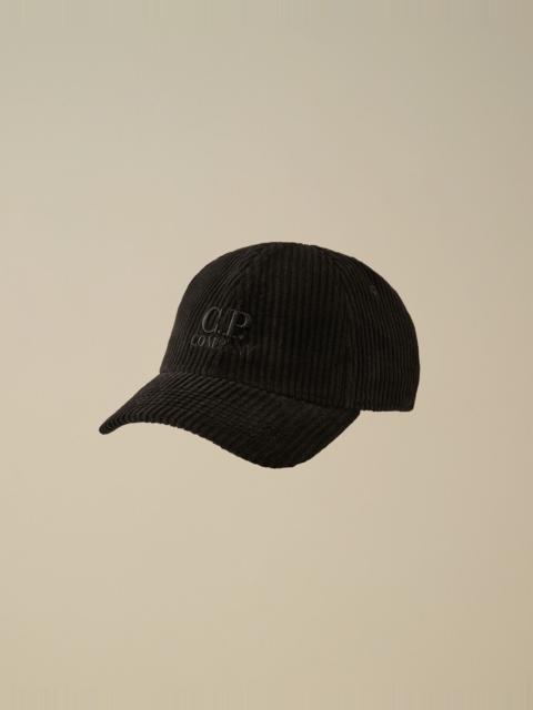 C.P. Company Corduroy 350 Logo Cap