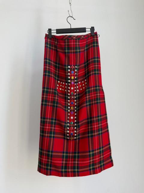 Comme Des Garçons Comme Des Garcons Midi Wool Skirt