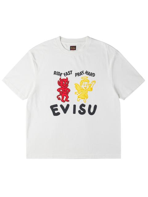 EVISU Ride Fast Pray Hard T-Shirt