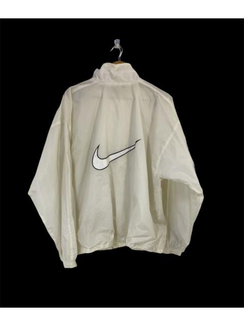 Nike Vintage Nike Swoosh Windbreaker Jacket Big Logo Design