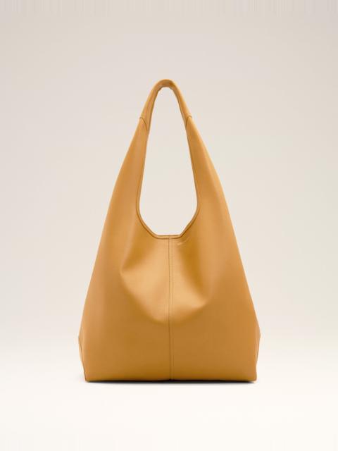 AMI Paris YELLOW TAURILLON LEATHER ETIENNE HOBO BAG