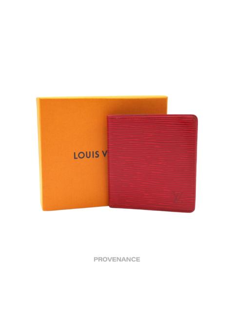 Louis Vuitton Louis Vuitton 6CC Bifold Wallet - Red Epi Leather