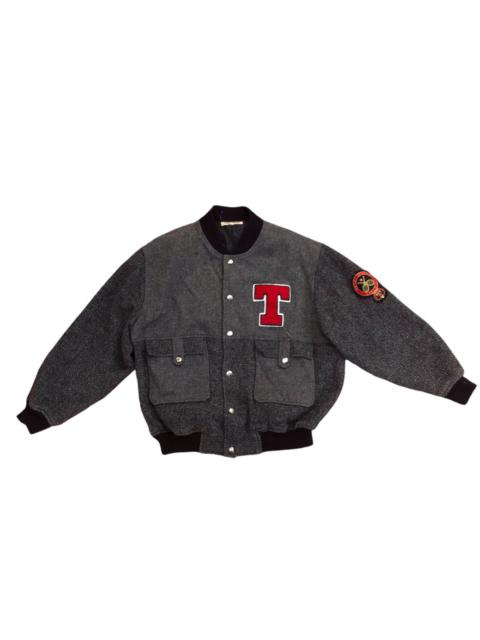 Other Designers Japanese Brand - SUN CYPRIEN JAPANESE TENNIC WOOL VARSITY STYLE JACKET