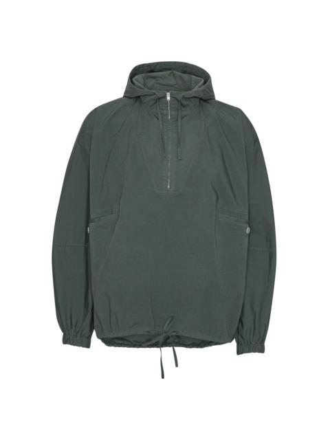 HENRIK VIBSKOV FLAT ANORAK - DARK PETROL