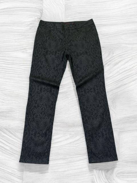 LIVERPOOL JEANS COMPANY Black Snakeskin Print Pants