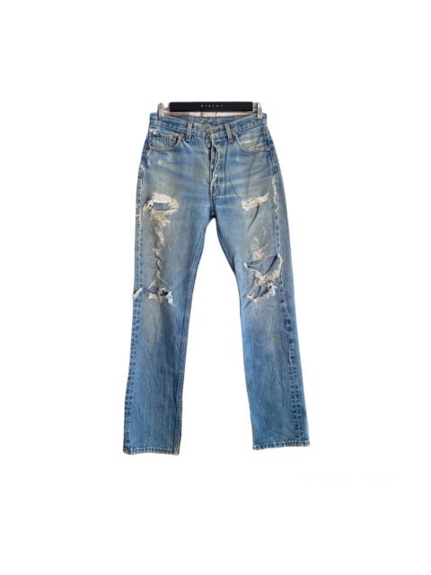 Levi's Vintage Levis 501xx Lightwash Jeans Grunge 28x30 Made USA