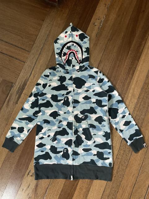 A BATHING APE® BAPE MARINE CAMO SHARK ZIP Dress ONEPIECE - 2018