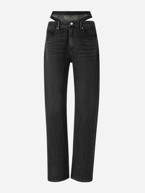 Alexander Wang STRAIGHT FIT JEANS