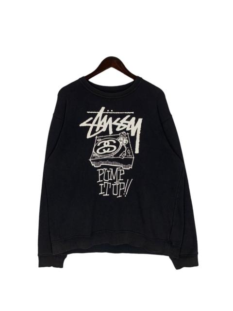 Stüssy Vintage Stussy Crewneck Stussy Pump It Up Sweatshirt