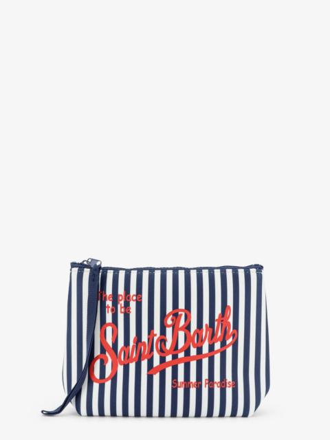 Other Designers MC2 Saint Barth Aline Scuba Clutch Blue