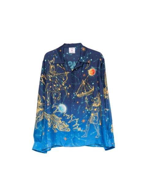 CASABLANCA Casablanca Blue Shirts Men
