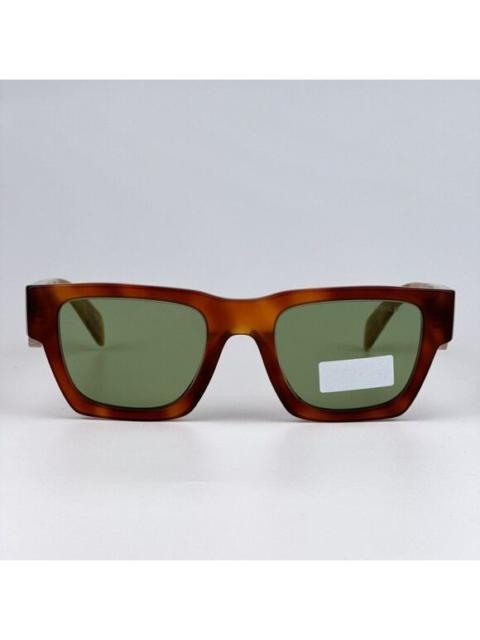 Prada NEW Prada PRA06S 11P60C Cognac Tortoise Green Square Unisex Sunglasses PR A06S
