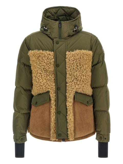Moncler Grenoble Grifford shearling-panels puffer jacket