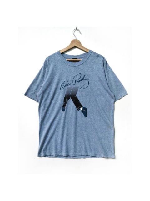Other Designers Band Tees × Vintage - Vintage 90's Elvis Presley Signature Graceland Tshirt