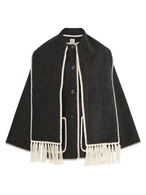 TOTEME Toteme Scarf-effect Wool-blend Jacket