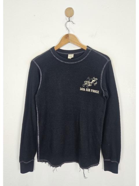 Buzz Rickson's Buzz Rickson 14th Air Force waffle thermal Shirt