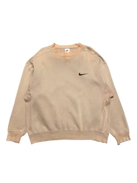 Nike Vintage 90s Thrashed Nike Swoosh Crewneck