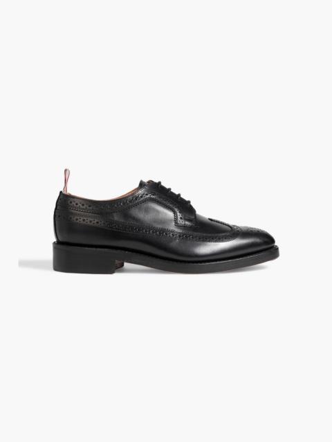 Thom Browne Laser-cut leather loafers