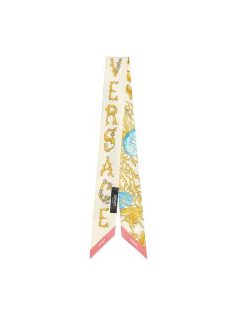 Underwater Barocco silk scarf tie