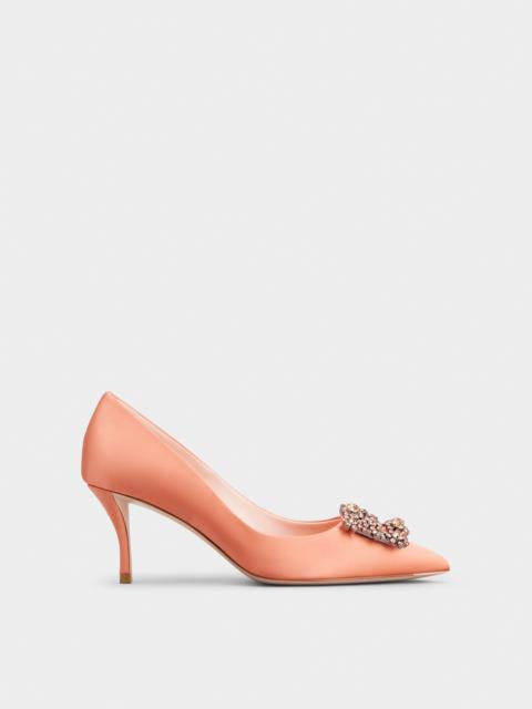 Roger Vivier Efflorescence Pumps in satin
