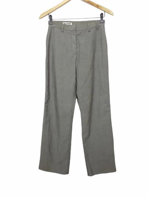 Jil Sander Mohair/Fleece Wool Blend Midrise Grey Jil Sander Pant