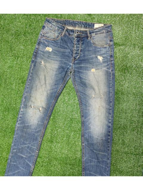 Other Designers Designer - NECKED DENIM DISTRESSED (J290)