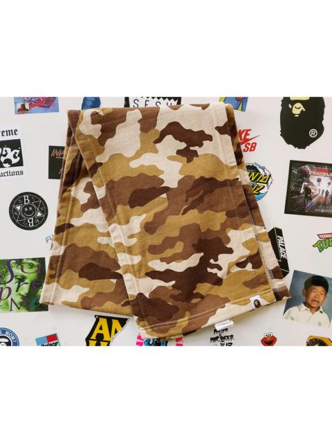 A BATHING APE® Bape A Bathing Ape Woodland Camo Brown / Beige Scarf