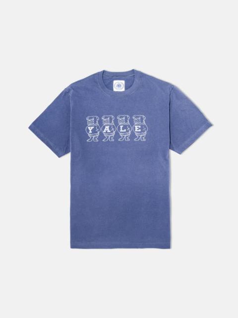J. PRESS YALE BLUE VINTAGE BULLDOG T-SHIRT