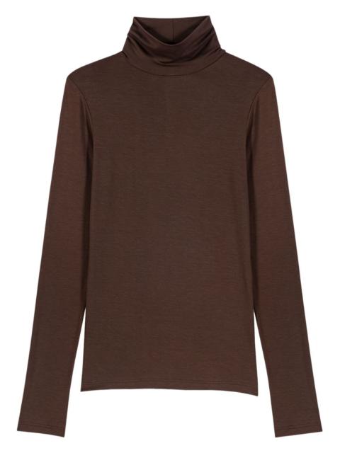 maje roll-neck top
