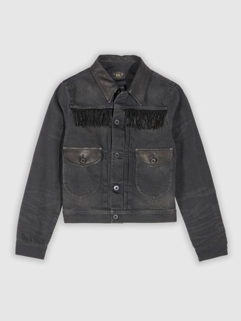 RRL by Ralph Lauren Double RL Ladies Emerson Fringe Denim Jacket
