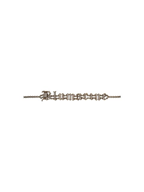 Blumarine Brown Logo Belt