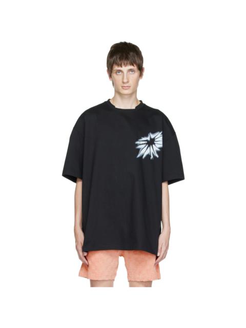 We11done Black Cotton Polo