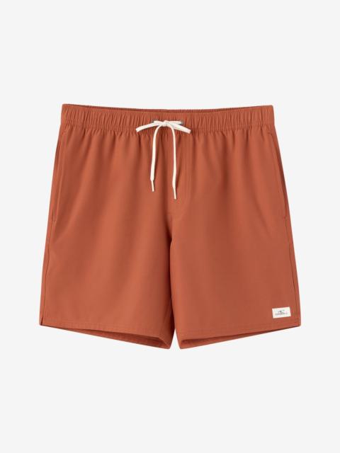 O'Neill Lennox Hermosa Solid Volley 17" Swim Trunks
