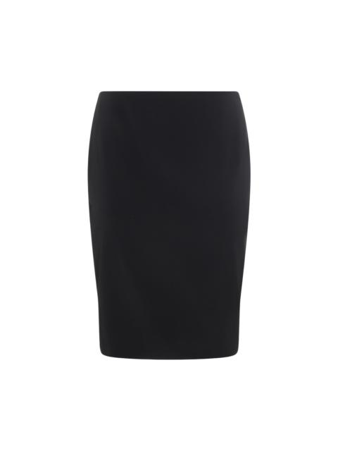 SAINT LAURENT Black Viscose Skirt
