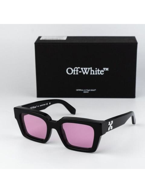 Off-White Off-White VIRGIL Women Sunglasses Black Pink Square OERI008 1030 NEW AUTHENTIC