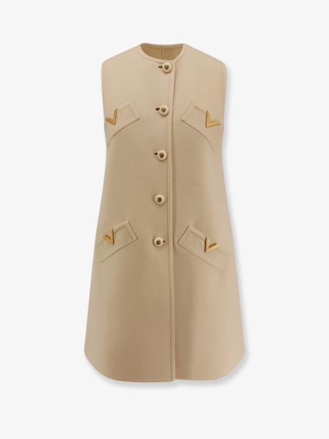 Valentino Women Wool And Cashmere Short Dress