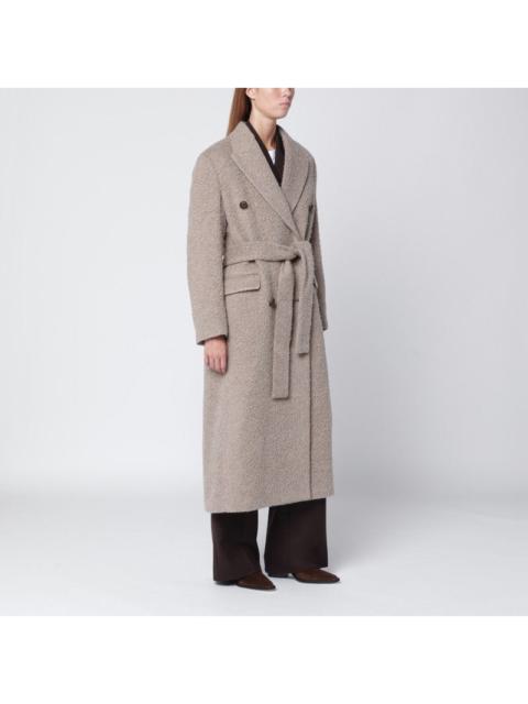 Golden Goose Golden Goose Greige Wool-Blend Belted Coat Women