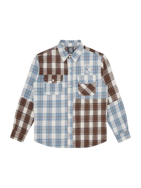 BILLIONAIRE BOYS CLUB ARCH LOGO PATCHWORK CHECK SHIRT