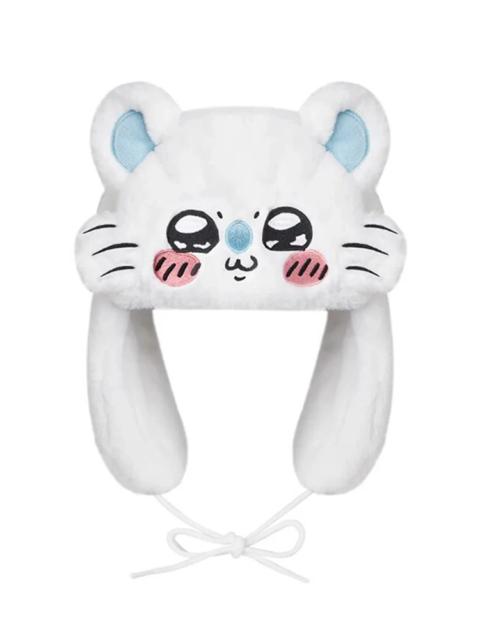 Japanese Cartoon Anime Toro Cat Ushanka Hat Cute Y2K Warm Earflap Trapper Hat Bomber
