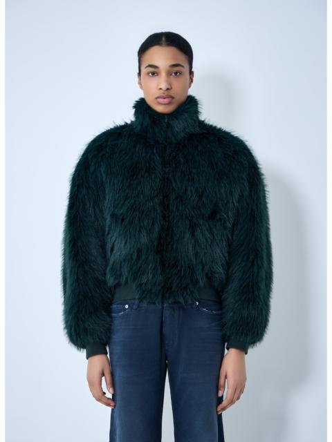 BALENCIAGA Balenciaga Women Faux Fur Bomber Jacket