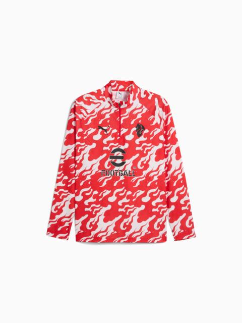 PUMA AC Milan Men's Quarter-Zip Soccer Shirt