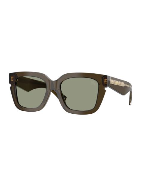 Burberry Burberry Green Square Ladies Sunglasses BE4453F 3010/2 54