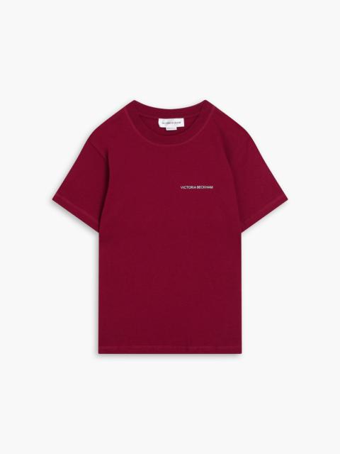 Victoria Beckham Printed cotton-jersey T-shirt